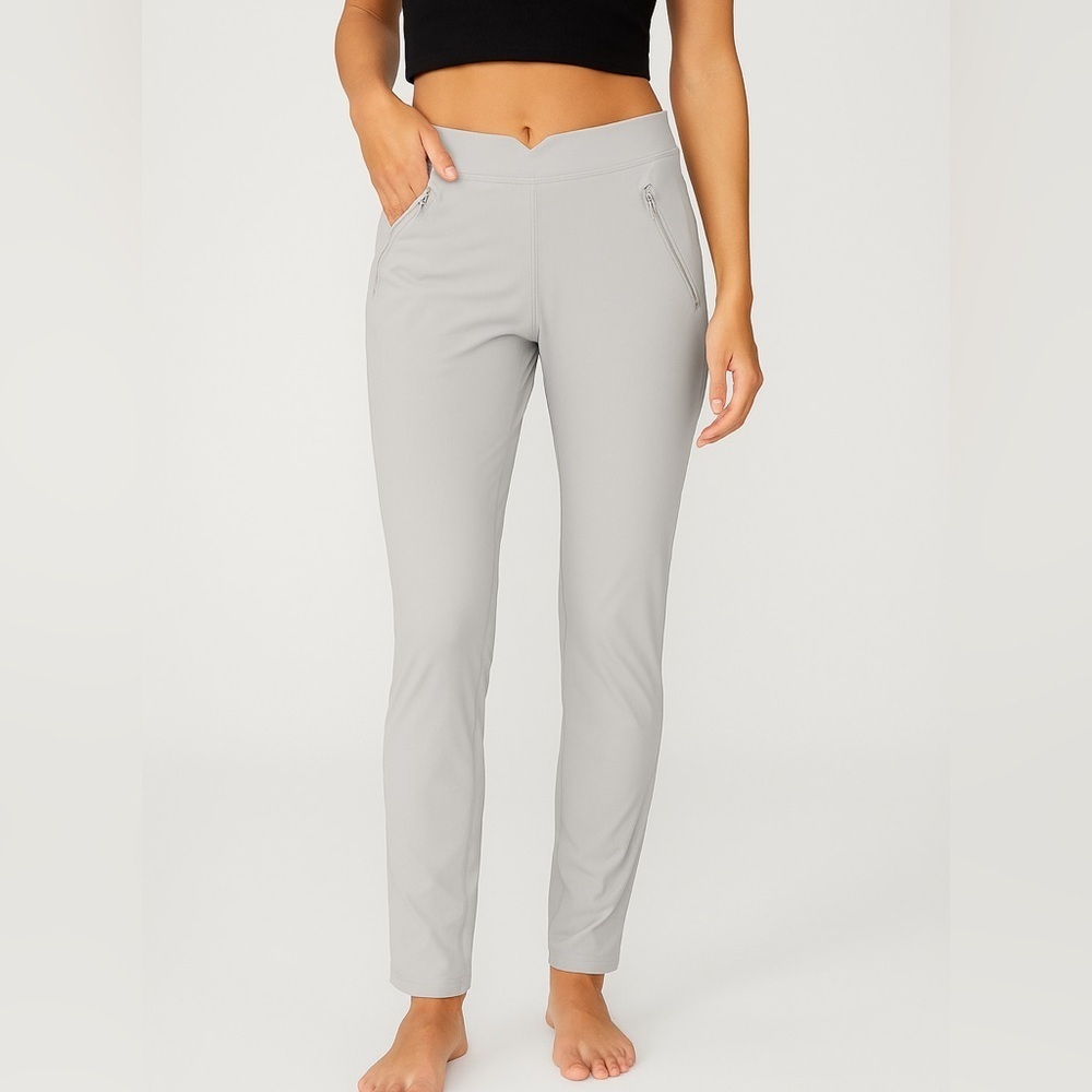 Lululemon Better Together Pants Women’s Size 8 Gray Slim Straight Lightweight